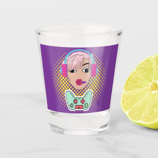 games voor meisjes en video's shot glas (Voorkant)