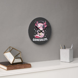 Gamesalotl Axolotl Gamen Ronde Klok