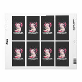 Gamesalotl Axolotl Gaming Etiket (Full Sheet)