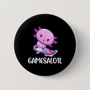 Gamesalotl Axolotl-videospel Ronde Button 5,7 Cm
