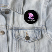 Gamesalotl Axolotl-videospel Ronde Button 5,7 Cm (In situ)
