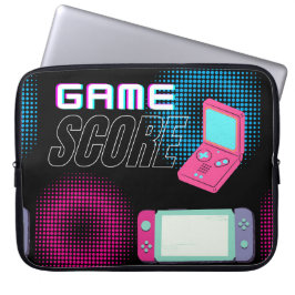 gamescore, videogamer laptop sleeve
