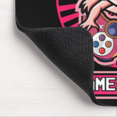 Gamesolotl Axolotl Cute Kawaii Anime Gaming Kinder Muismat (Hoek)