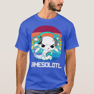 Gamesolotl Axolotl Fish Spelling Video Cute Axolot T-shirt