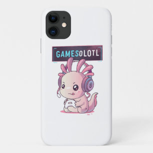 Gamesolotl - Axolotl Gamer Case-Mate iPhone Case
