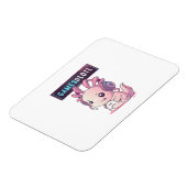 Gamesolotl - Axolotl Gamer Magneet (Linkerzijde)