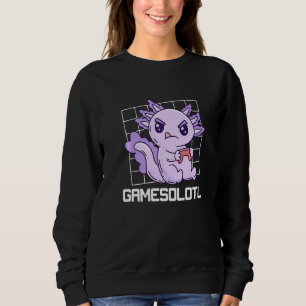 Gamesolotl Axolotl Gaming Gamer Trui