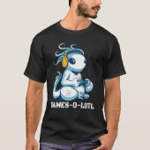 Gamesolotl Axolotl-spelconsoleconsole Gam T-shirt (Voorkant)