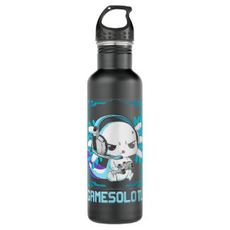 Gamesolotl Axolotl Video Gamer Kawaii Anime Gift B Waterfles