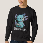 Gamesolotl Axolotl Video Gamer Kawaii Anime jongen Trui (Voorkant)