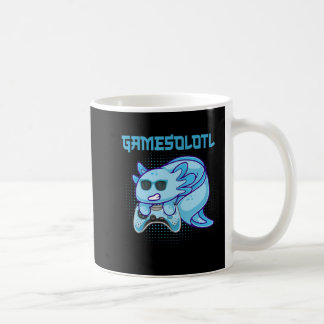 Gamesolotl Axolotl Video Gamer Kawaii Anime Kinder Koffiemok