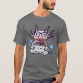 Gamesolotl Axolotl Video Gamer Kawaii Pastel Gothi T-shirt (Voorkant)