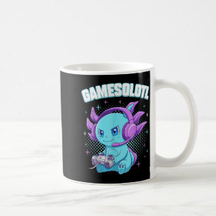 Gamesolotl Axolotl Videospelers Kawaii Anime Cadea Koffiemok