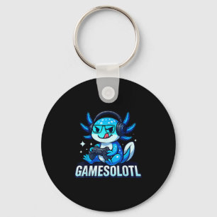Gamesolotl Axolotl Vis Gamer Gaming Anime Video G Sleutelhanger
