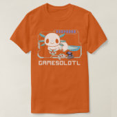 Gamesolotl Funny Axolotl Video Gaming Animal T-shirt (Design voorkant)