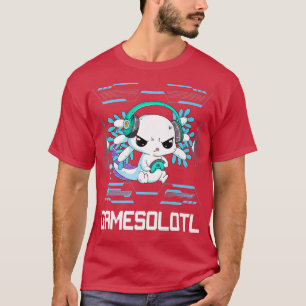 Gamesolotl Video Gamer Kawaii Pastel Gothic A T-shirt