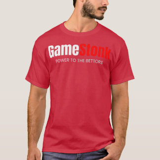 GameStonk Wall Street Weddenschappen aandelenmarkt T-shirt