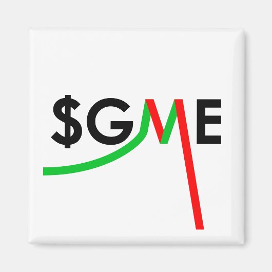Gamestop GME Short Squeeze Magneet (Voorkant)