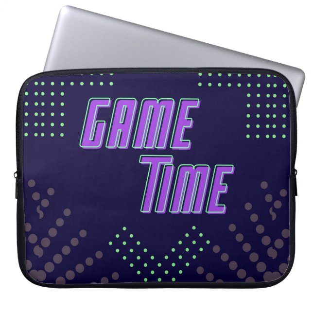Gametijd Laptop Sleeve (Voorkant)