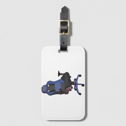 Gamevoorzitter Bagagelabel (Voorkant (verticaal))