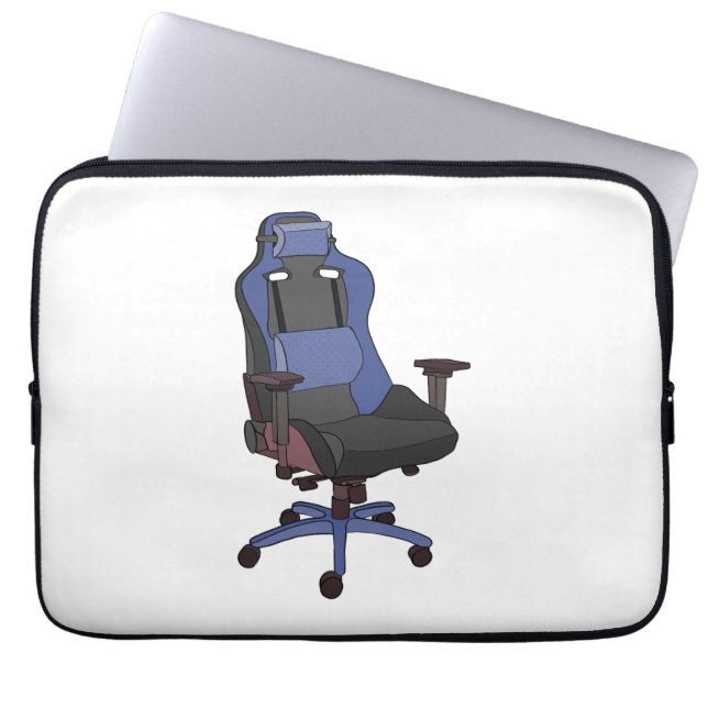 Gamevoorzitter Laptop Sleeve (Voorkant)