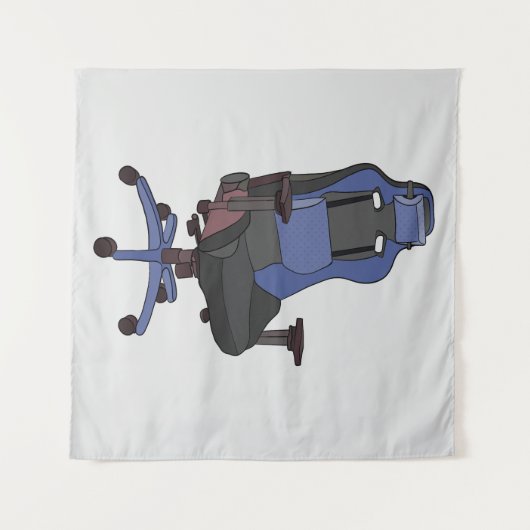 Gamevoorzitter Wandkleed (Voorkant (horizontaal))