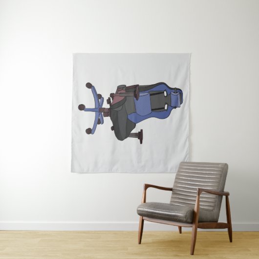 Gamevoorzitter Wandkleed (In Situ (horizontaal))