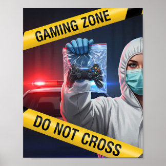 Gamezone Niet Overschrijden Poster