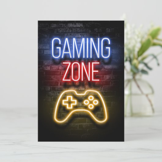 Gamezone Save The Date (Staand voorkant)