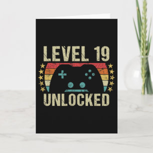 Gaming  19e verjaardag Gift 19-jarige jongen Kaart