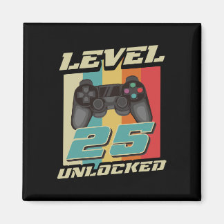Gaming 25e verjaardagscadeau 25 jaar oude jongen magneet