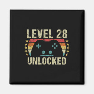 gaming 28e verjaardag Gift 28-jarige jongen Magneet