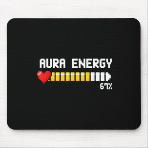 Gaming 67 Aura Energie 67 Procent Meme Gamer Retro Muismat
