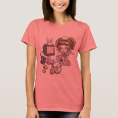 Gaming Angel Mascot Tshirt (Voorkant)