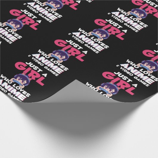 Gaming Anime Japans meisje Manga Otaku Kinder Cadeaupapier (Hoek)