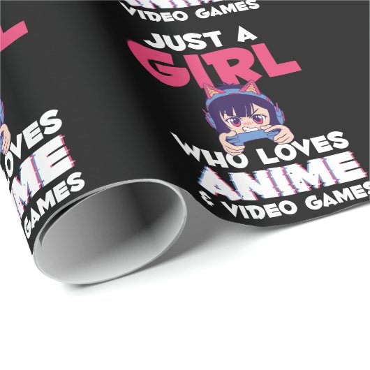 Gaming Anime Japans meisje Manga Otaku Kinder Cadeaupapier (Rol Hoek)