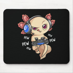 Gaming Axolotl T-shirt Kinderen Jongens Gamers - K Muismat