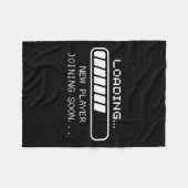 Gaming Baby Aankondiging, laden van nieuwe speler  Fleece Deken (Voorkant (Horizontaal))