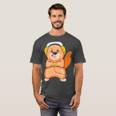 Gaming Beaver Lover Funny Gamer Gift voor Video T-shirt (Voorkant volledig)