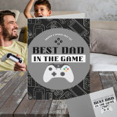 Gaming Beste papa in het spel Persoonlijke vouwbar Kaart