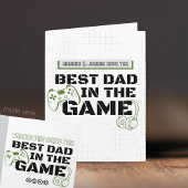 Gaming Beste Vader In Het Spel Gepersonaliseerde V Kaart
