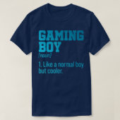 Gaming Boy Noun Definition Console Controller Vide T-shirt (Design voorkant)