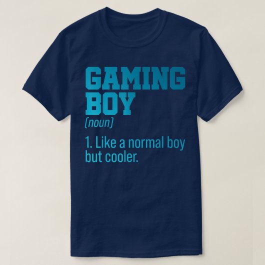 Gaming Boy Noun Definition Console Controller Vide T-shirt (Design voorkant)