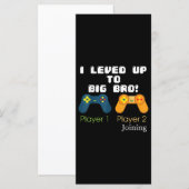 Gaming Cadeau I Level Up Naar Grote Broer Broer Ca (Voorkant / Achterkant)
