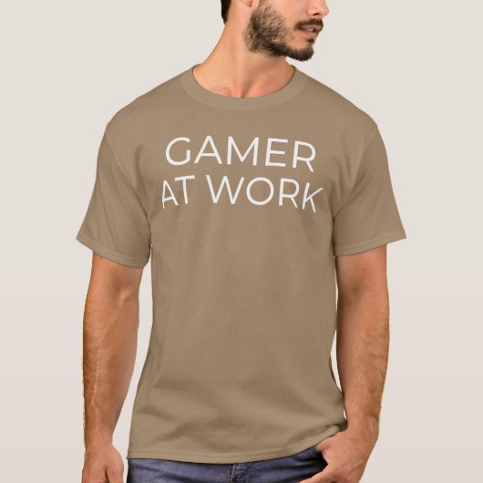 Gaming Computer Funny Gamer At Work Gift boy T-shirt (Voorkant)