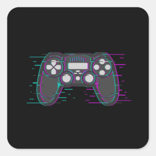 Gaming Controller Game Gamer Video Game Gift Idee Vierkante Sticker
