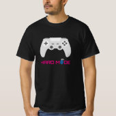 Gaming Controller Harde Modus T-shirt (Voorkant)