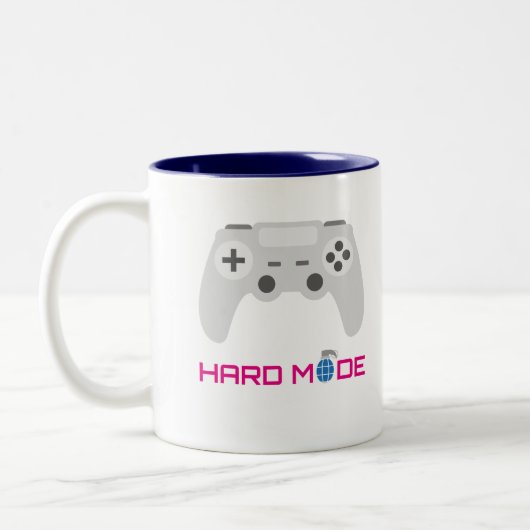 Gaming Controller Harde Modus Tweekleurige Koffiemok (Links)
