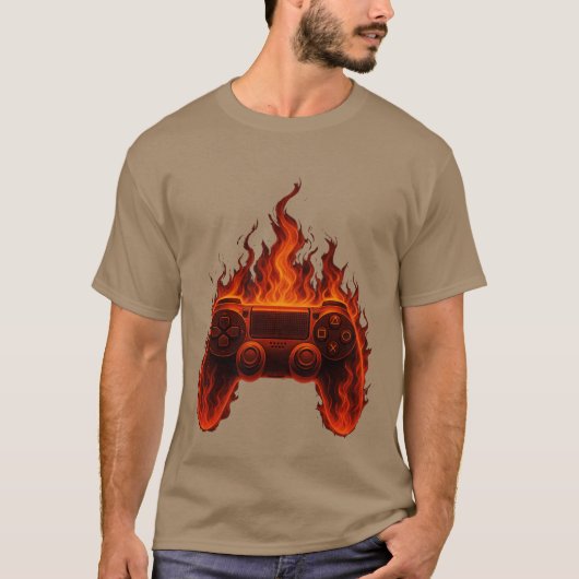 Gaming Controller in brand Gamingliefhebber Consol T-shirt (Voorkant)