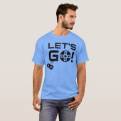 Gaming Controller Lets Go Gamer funny girl T-shirt (Voorkant volledig)